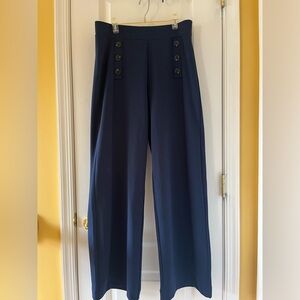 LOFT Navy Wide Leg Women's Pants
